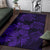 Hawaiian Map Hibiscus Flowers Vintage Polynesian Rug AH - Polynesian Pride