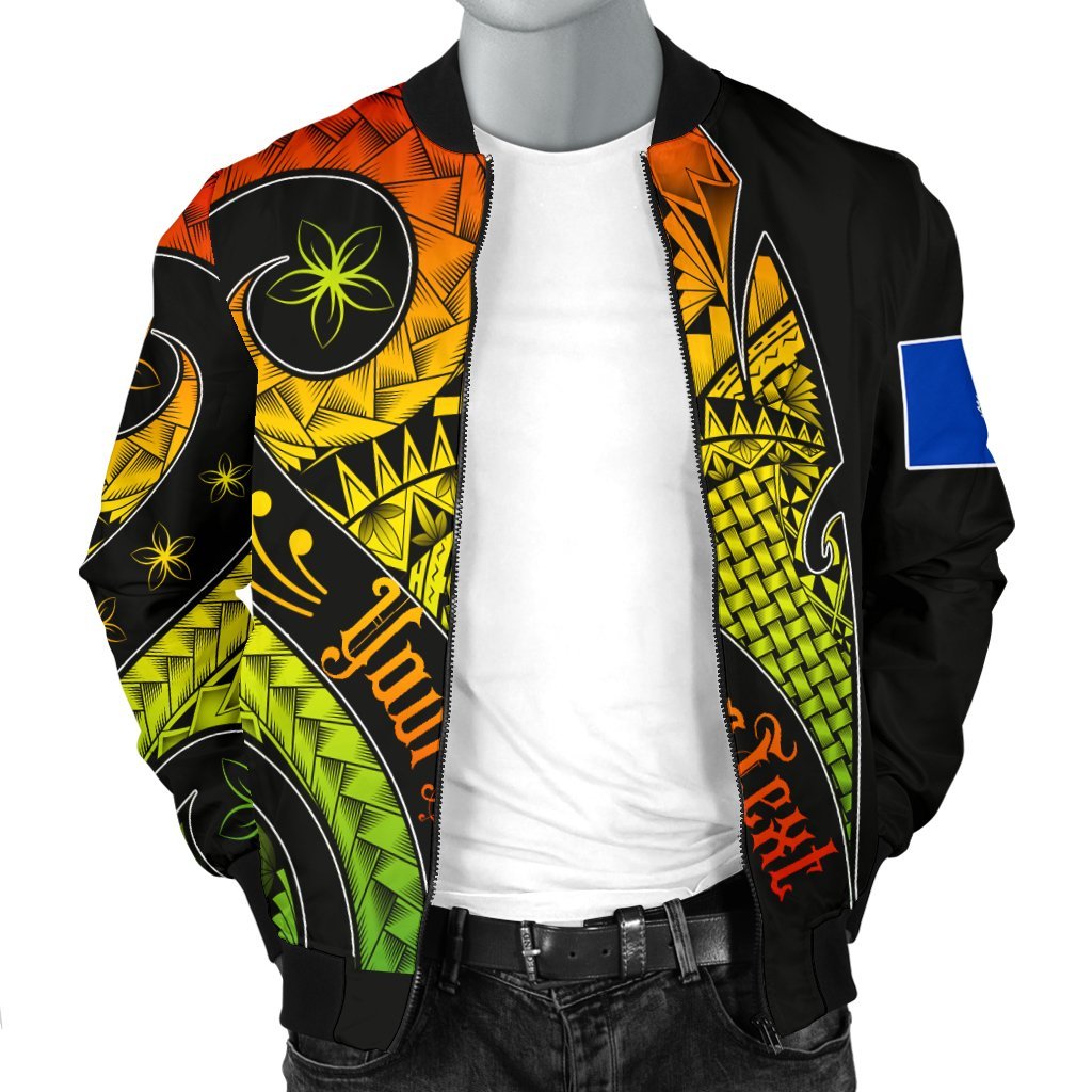 Pohnpei Personalised Men's Bomber Jacket - Polynesian Decorative Patterns - Polynesian Pride