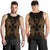 Wallis And Futuna Polynesian Men Tank Top Map Gold - Polynesian Pride