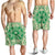 Polynesian Plumeria Mix Green Men's Short - Polynesian Pride