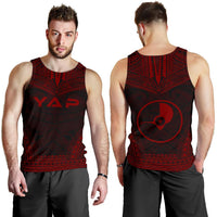 Yap Men's Tank Top - Polynesian Chief Red Version - Polynesian Pride