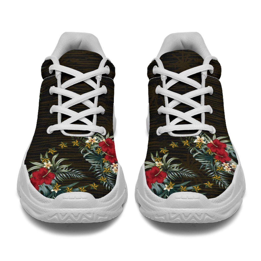 Cook Islands Hibiscus (Men/Women) Chunky Sneakers - Polynesian Pride