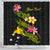 Papua New Guinea Polynesian Custom Persona Shower Curtain - Plumeria Tribal - Polynesian Pride