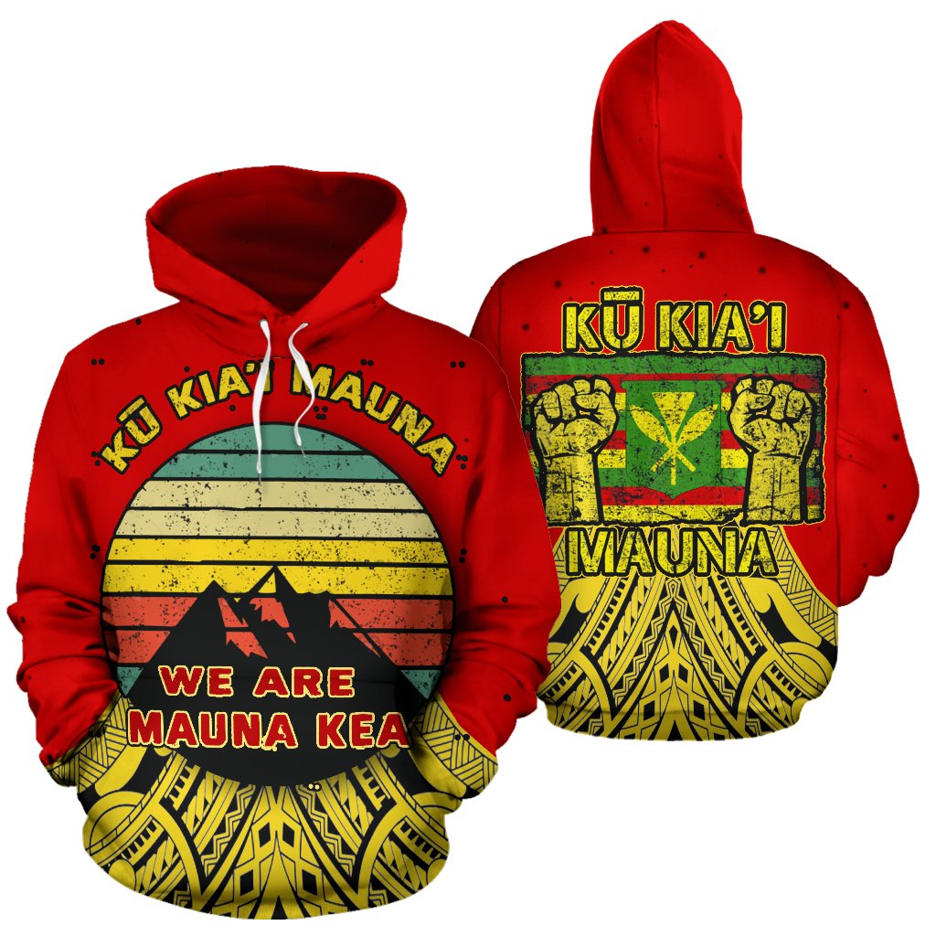 Mauna Kea Hoodie We are Mauna Kea Unisex Red - Polynesian Pride