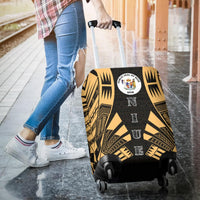 Niue Luggage Cover - Polynesian Tattoo Gold - Polynesian Pride