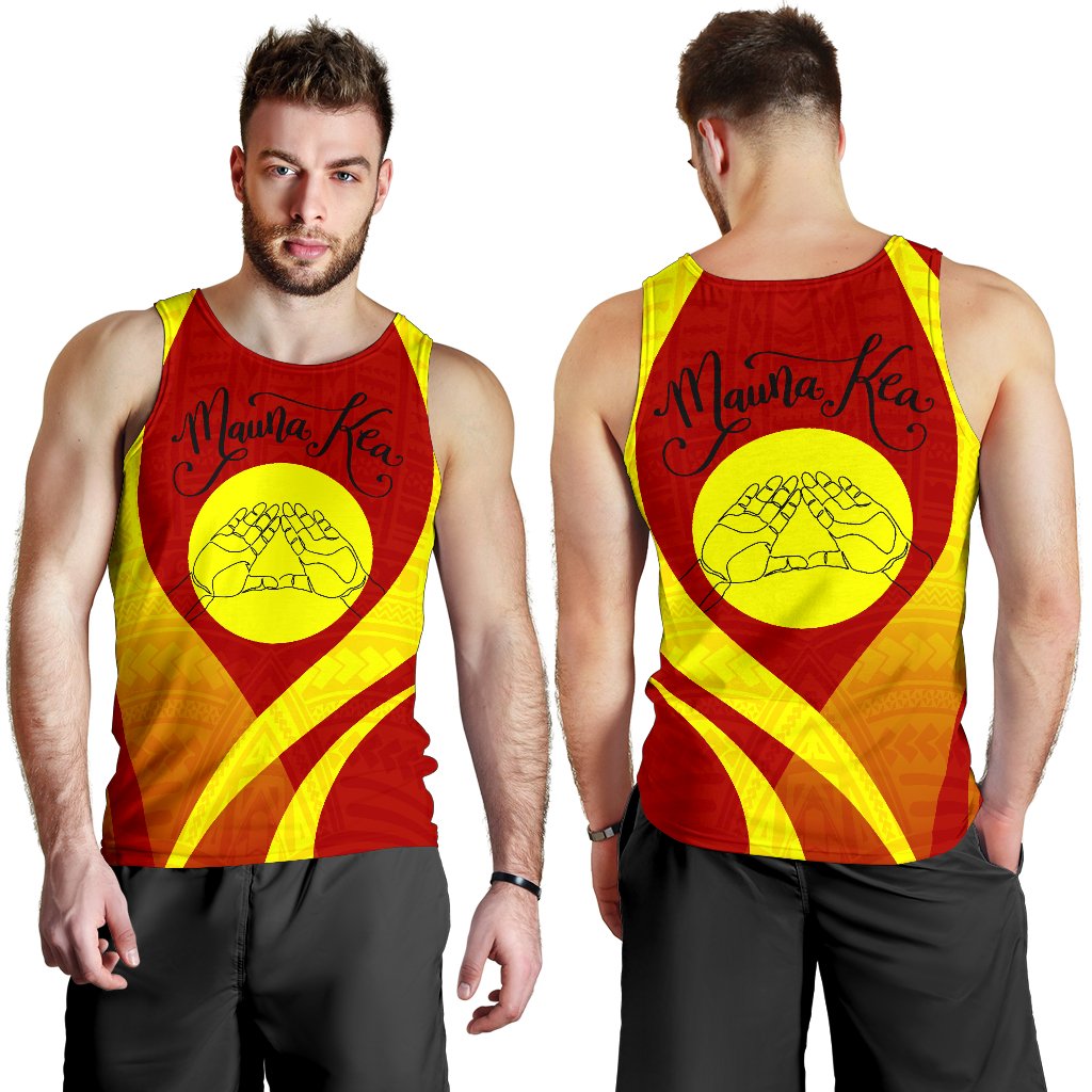 Mauna Kea Men's Tank Top 03 - Polynesian Pride