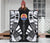 Tahiti Premium Quilt - Tahiti Flag Polynesian White Tattoo (Black) - Polynesian Pride