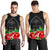 Guam Polynesian Men's Tank Top Black Hibiscus - Polynesian Pride