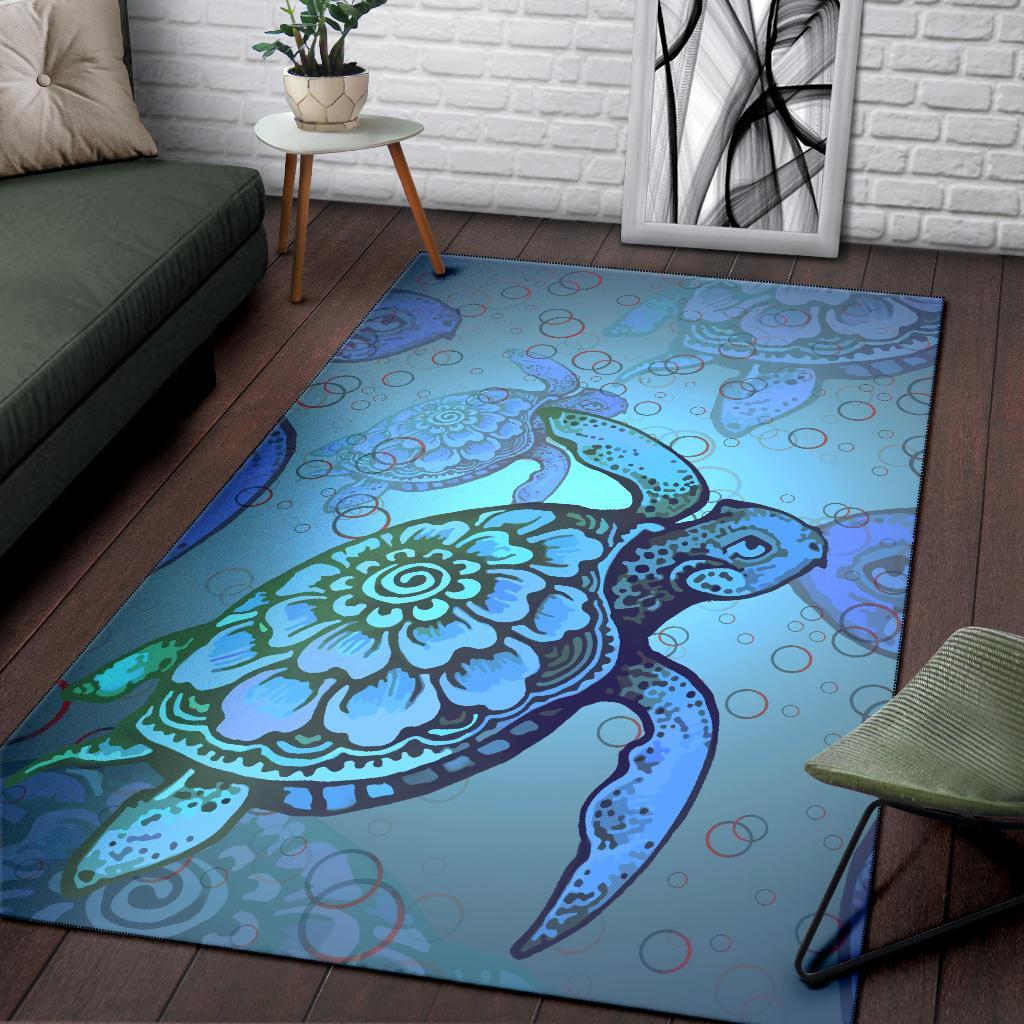 Turtle Beauty Area Rug AH - Polynesian Pride