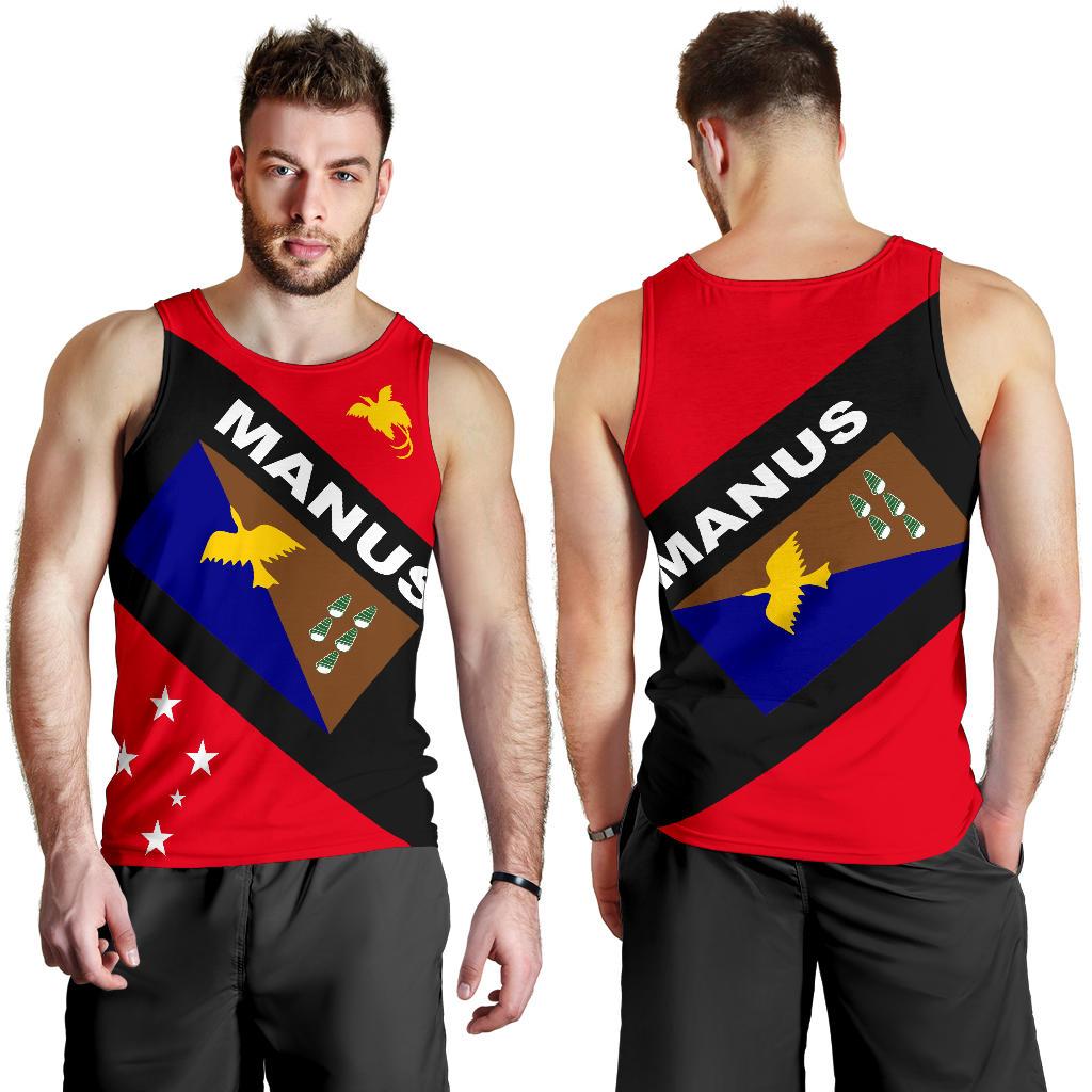 Papua New Guinea Men's Tank Top - Manus Province - Polynesian Pride