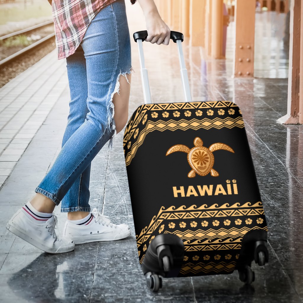 Hawaii Luggage Cover - Polynesian Turtle Version - Polynesian Pride