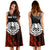 Tahiti Polynesian Personalised Women's Midi Dress - Vintage Polynesian Turtle - Polynesian Pride