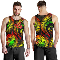 Tahiti Polynesian Men Tank Top - Reggae Plumeria REGGAE - Polynesian Pride