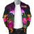 Papua New Guinea Personalised Men's Bomber Jacket - Summer Hibiscus - Polynesian Pride