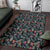 Tropical Strelitzia Black Rug - Polynesian Pride