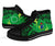 Cook Islands High Top Shoes - Symmetrical Lines - Polynesian Pride