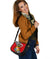 Tonga Rugby Leather Saddle Bag Polynesian Style Pinwheel - Polynesian Pride