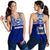 Samoa Women's Racerback Tank - Polynesian Style Blue - Polynesian Pride