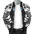 Northern Mariana Islands Men Bomber Jackets - Polynesian Tattoo Black - Polynesian Pride