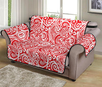 Tonga Chair Sofa Protector - Red Color Patterns - Polynesian Pride
