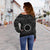 Cook Island Personalised Women's Off Shoulder Sweater - Seal With Polynesian Tattoo Style ( Black) - Polynesian Pride