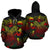 Tahiti Polynesian Hoodie Turtle Hibiscus Reggae Unisex Reggae - Polynesian Pride