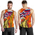 Hawaiian King Defend Mauna Kea Men's Tank Top Red - Polynesian Pride