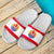 Tahiti Sandals - Flag Of Tahiti Black - Polynesian Pride