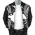 Papua New Guinea Polynesian Men's Bomber Jacket Map Black - Polynesian Pride