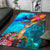 Tokelau Area Rug - Sea Turtle Coral Treasure - Polynesian Pride