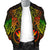 Polynesian Hawaii Bomber Jacket (Men) - Reggae Turtle Manta Ray - Polynesian Pride