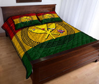 Hawaii Kanaka Flag Polynesian Quilt Bed Set Limited Edition - Polynesian Pride