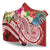 Polynesian American Samoa Hooded Blanket - Summer Plumeria (Red) - Polynesian Pride