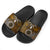 Chuuk Custom Personalised Slide Sandals - Polynesian Boar Tusk Black - Polynesian Pride