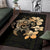Hibiscus Plumeria Mix Polynesian Turtle Area Rug AH - Polynesian Pride