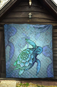 Turtle Beauty Premium Quilt - Polynesian Pride
