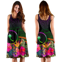 Chuuk Women's Dress - Summer Hibiscus - Polynesian Pride
