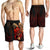 Tahiti Polynesian Men's Short - Plumeria Flowers And Waves - Polynesian Pride