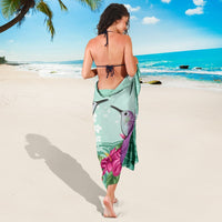 Hawaii Humming Bird Hibiscus Sarong - Out Style - Polynesian Pride