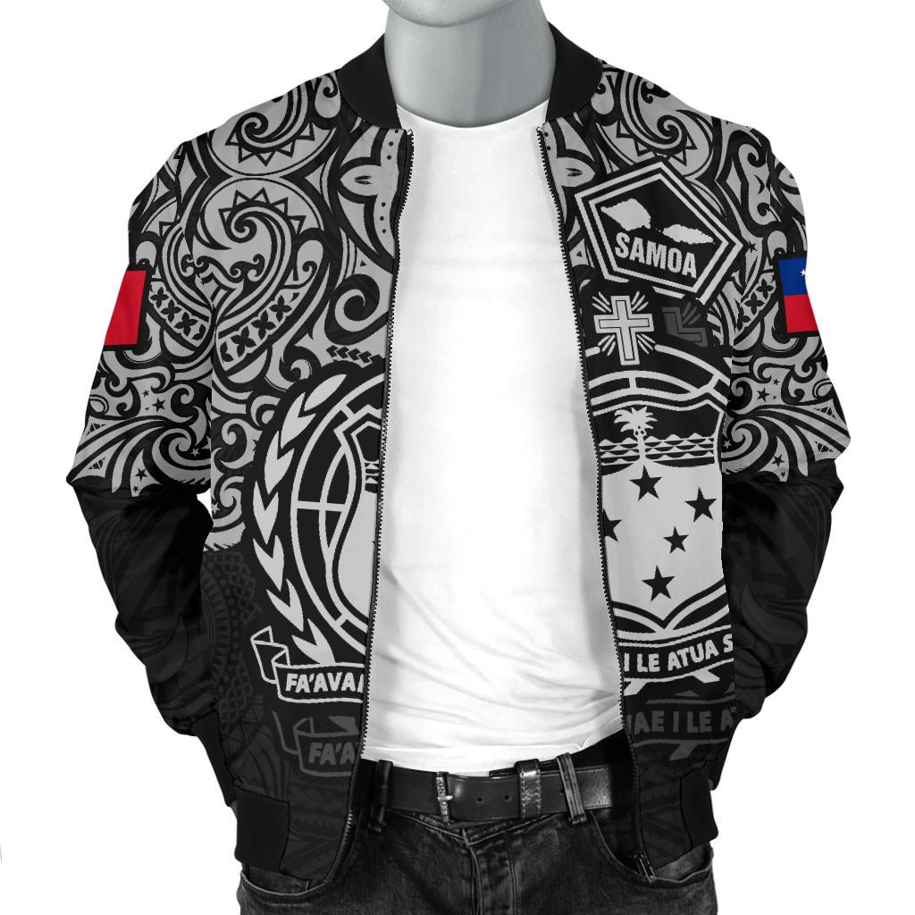 Samoa Polynesian Pride Bomber Jacket (Men) - Pride of Samoa - Polynesian Pride