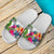 Tahiti Slide Sandals - Turtle Plumeria Banana Leaf - Polynesian Pride