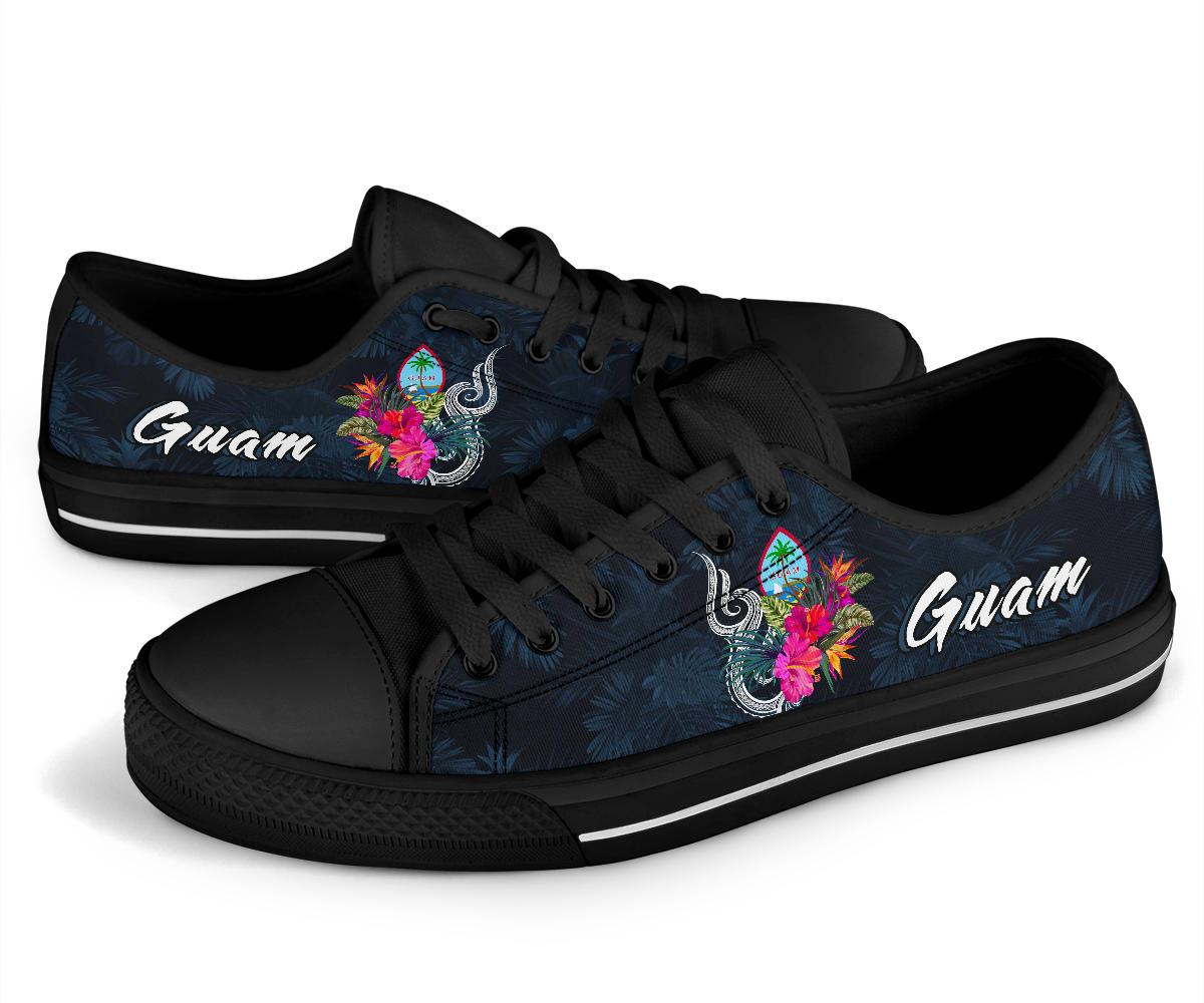 Guam Polynesian Low Top Shoe - Tropical Flower - Polynesian Pride