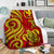 Polynesian Hawaii (Kanaka Maoli) Premium Blanket - Red Tentacle Turtle - Polynesian Pride