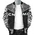 Northern Mariana Islands Polynesian Chief Men's Bomber Jacket - Black Version - Polynesian Pride