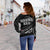 Hawaiian Mauna Kea Polynesian Women's Off Shoulder Sweater - White - Frida Style - Polynesian Pride