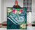 Tahiti Polynesian Premium Quilt - Summer Plumeria (Turquoise) - Polynesian Pride