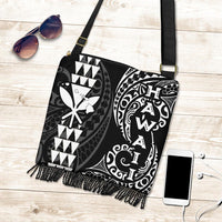 Hawaii Polynesian Crossbody Boho Handbag White - Polynesian Pride