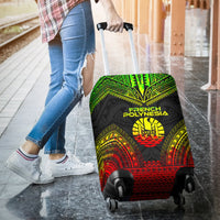 French Polynesia Polynesian Chief Luggage Cover - Reggae Version - Polynesian Pride