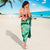 Pohnpei Sarong - Vintage Floral Pattern Green Color - Polynesian Pride