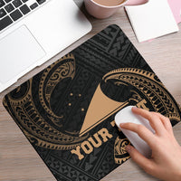 Tokelau Polynesian Custom Personalised Mouse Pad - Gold Tribal Wave - Polynesian Pride
